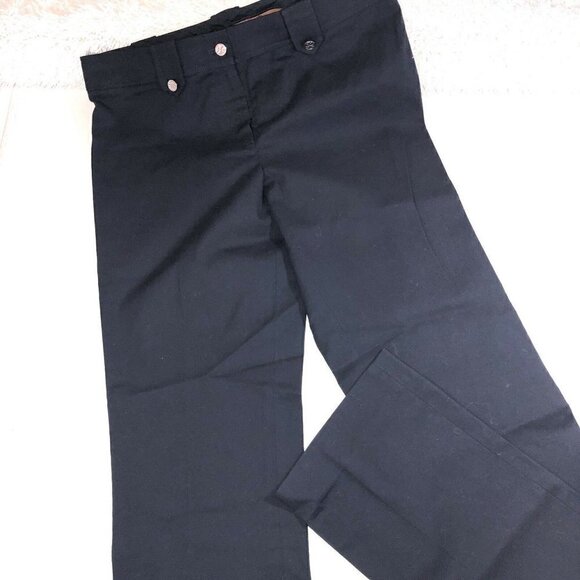 New Tory Burch Trousers Navy Blue Pants 6 - Picture 3 of 6